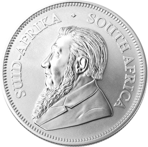 Seite mit dem Porträt von Paul Kruger und der Umschrift SUID-AFRIKA SOUTH AFRICA