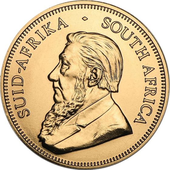 Side with the portrait of Paul Kruger and the legend SUID-AFRIKA SOUTH AFRICA