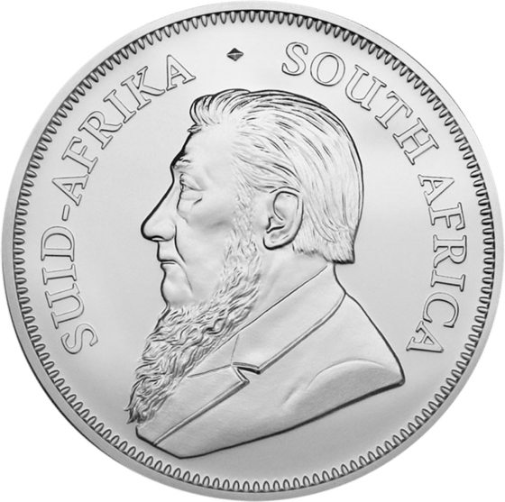 Seite mit dem Porträt von Paul Kruger und der Umschrift SUID-AFRIKA SOUTH AFRICA