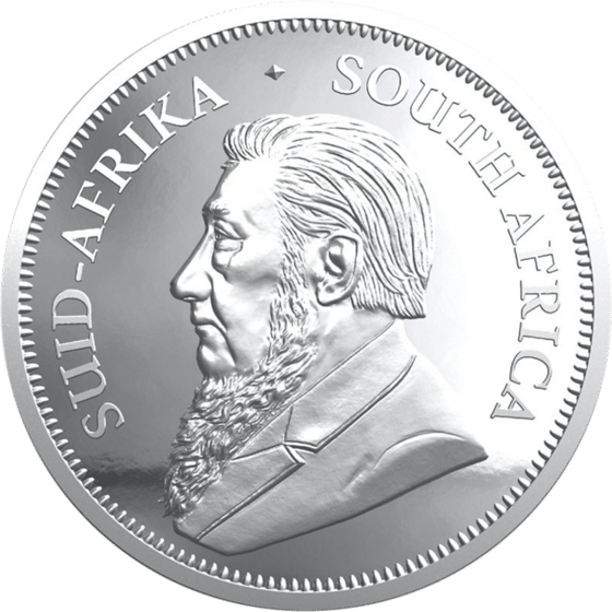 Side with the portrait of Paul Kruger and the legend SUID-AFRIKA SOUTH AFRICA