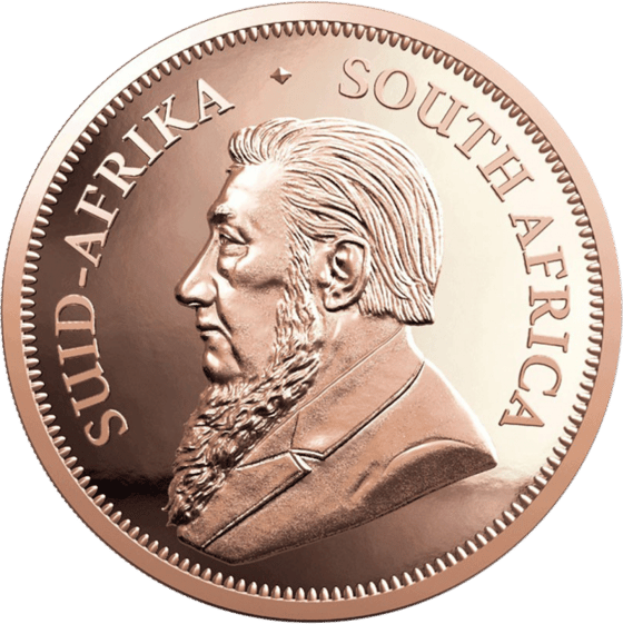 Seite mit dem Porträt von Paul Kruger und der Umschrift SUID-AFRIKA SOUTH AFRICA