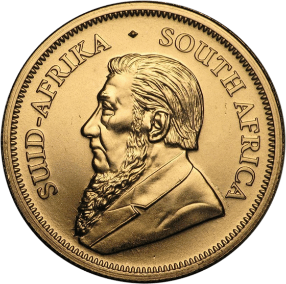 Seite mit dem Porträt von Paul Kruger und der Umschrift SUID-AFRIKA SOUTH AFRICA