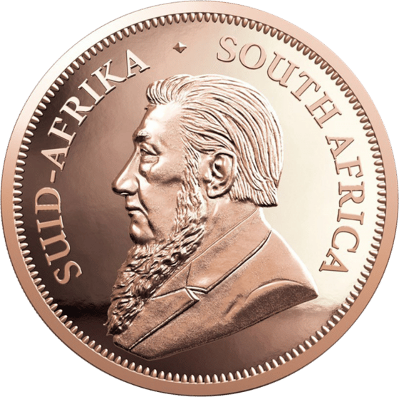 Seite mit dem Porträt von Paul Kruger und der Umschrift SUID-AFRIKA SOUTH AFRICA
