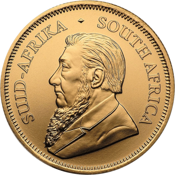 Seite mit dem Porträt von Paul Kruger und der Umschrift SUID-AFRIKA SOUTH AFRICA
