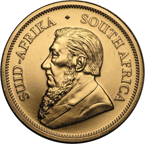 Side with the portrait of Paul Kruger and the legend SUID-AFRIKA SOUTH AFRICA