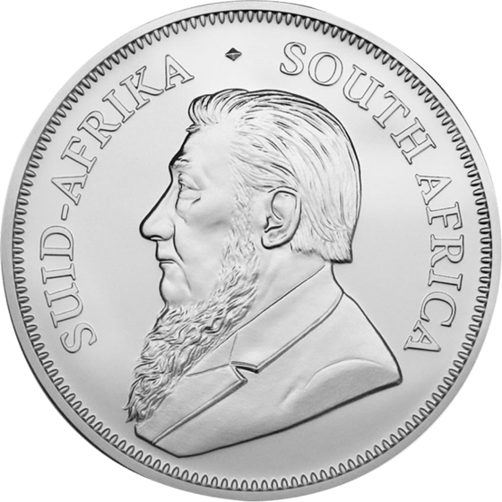Seite mit dem Porträt von Paul Kruger und der Umschrift SUID-AFRIKA SOUTH AFRICA