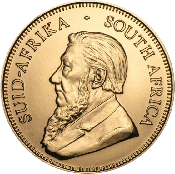 Seite mit dem Porträt von Paul Kruger und der Umschrift SUID-AFRIKA SOUTH AFRICA