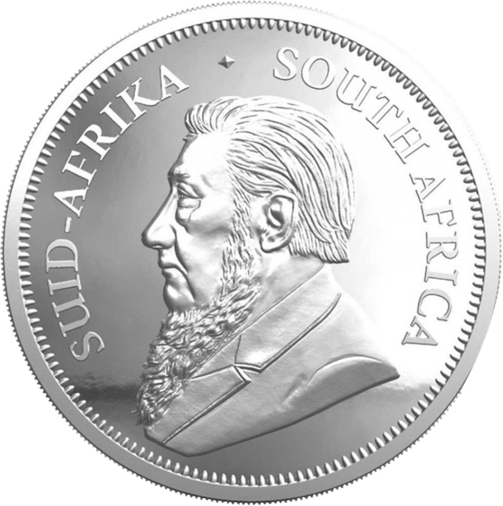 Seite mit dem Porträt von Paul Kruger und der Umschrift SUID-AFRIKA SOUTH AFRICA