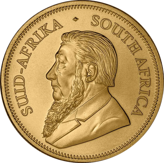 Seite mit dem Porträt von Paul Kruger und der Umschrift SUID-AFRIKA SOUTH AFRICA