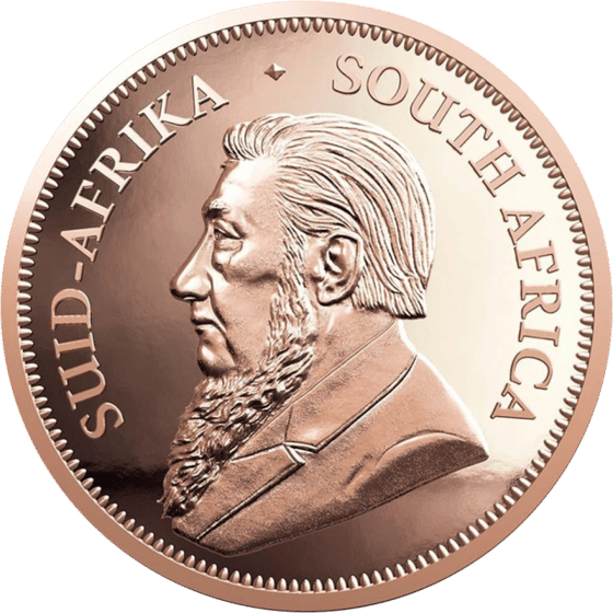 Seite mit dem Porträt von Paul Kruger und der Umschrift SUID-AFRIKA SOUTH AFRICA