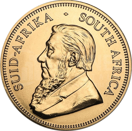 Side with the portrait of Paul Kruger and the legend SUID-AFRIKA SOUTH AFRICA