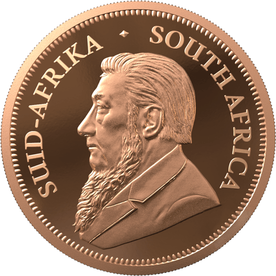 Seite mit dem Porträt von Paul Kruger und der Umschrift SUID-AFRIKA SOUTH AFRICA