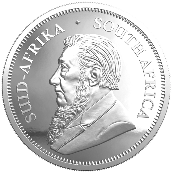 Side with the portrait of Paul Kruger and the legend SUID-AFRIKA SOUTH AFRICA