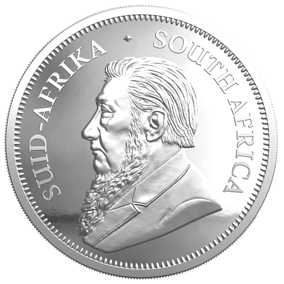 Seite mit dem Porträt von Paul Kruger und der Umschrift SUID-AFRIKA SOUTH AFRICA