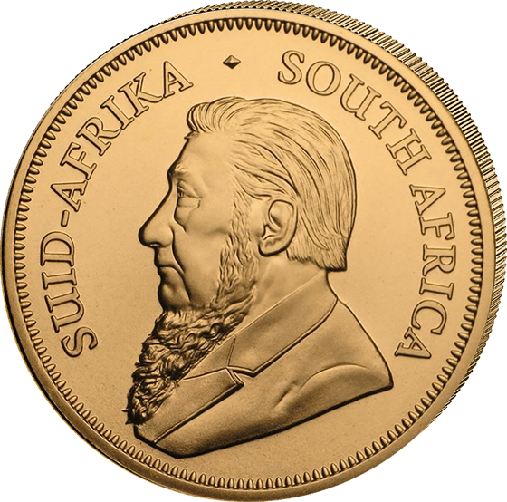 Seite mit dem Porträt von Paul Kruger und der Umschrift SUID-AFRIKA SOUTH AFRICA