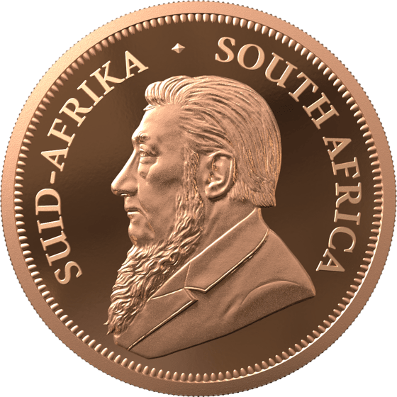 Seite mit dem Porträt von Paul Kruger und der Umschrift SUID-AFRIKA SOUTH AFRICA
