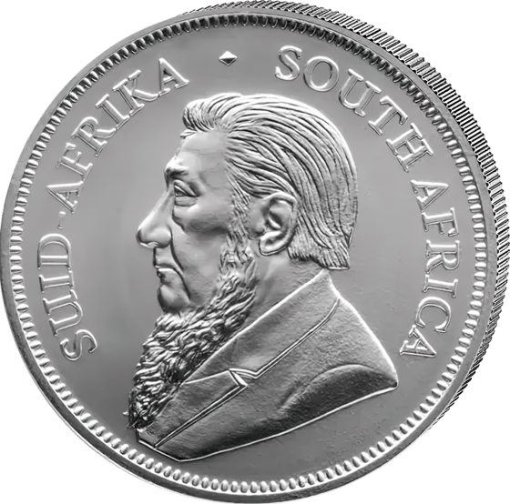 Seite mit dem Porträt von Paul Kruger und der Umschrift SUID-AFRIKA SOUTH AFRICA