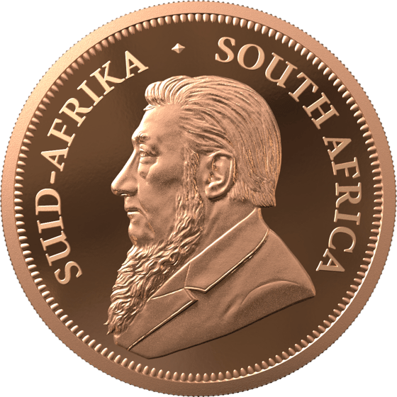 Seite mit dem Porträt von Paul Kruger und der Umschrift SUID-AFRIKA SOUTH AFRICA