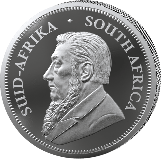 Seite mit dem Porträt von Paul Kruger und der Umschrift SUID-AFRIKA SOUTH AFRICA