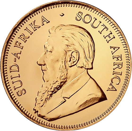 Seite mit dem Porträt von Paul Kruger und der Umschrift SUID-AFRIKA SOUTH AFRICA