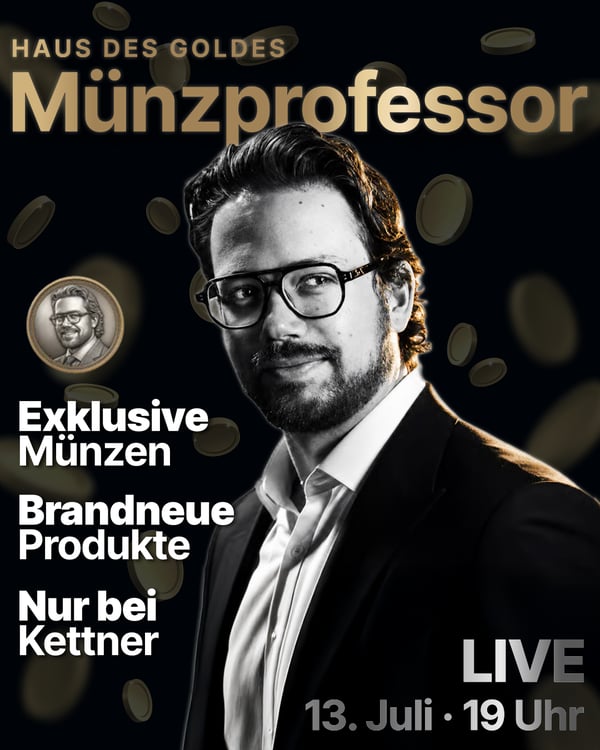 Münzprofessor Live am 13. Juli 2026