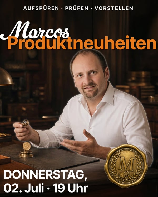Marcos Produktneuheiten Live am 02. Juli 2026