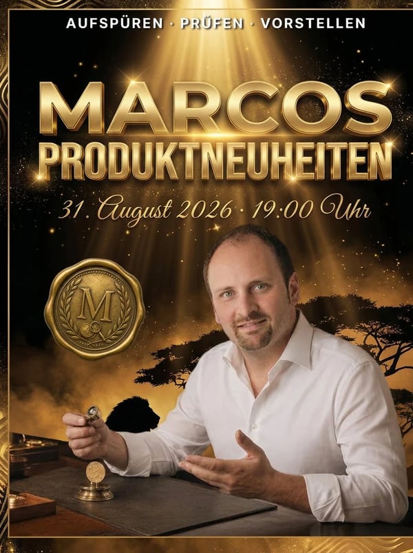 Marcos Produktneuheiten Live am 31. August 2026