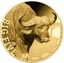 1/200 oz Gold Big Five Büffel Münze