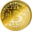 1/200 Unze Gold Bitcoin 2026 (Auflage: 5.000 | Polierte Platte)