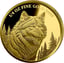1/4 Unze Gold Heimische Tiere Wolf 2025 (Auflage: 299 | Polierte Platte)
