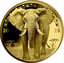 1/4 Unze Gold African Animals Elefant 2025 (Auflage: 299 | Polierte Platte)