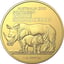 1 Unze Gold Australien Zoo südliches Breitmaulnashorn 2023 (Auflage: 250)