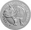 1 Unze Silber Nashorn India Wildlife 2022 (Auflage: 7500)