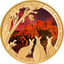 1 Unze Gold Red Centre 2024 Colours of Australia PP(Auflage: 99 | Polierte Platte | coloriert)