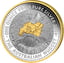 1 Unze Silber 40 Jahre Australian Nugget 2026 (Auflage: 4.500 | teilvergoldet | Polierte Platte)