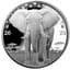 1 Unze Silber African Animals Elefant 2025 (Auflage: 1.000 | Polierte Platte)