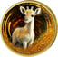 1 Unze Silber Afrikanische Tierbabys Giraffe 2025 (Auflage: 100 | teilvergoldet)