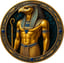 1 Unze Silber Altes Ägypten Ra 2025 (Auflage: 100 | Saphire | teilvergoldet)