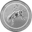 1 Unze Silber Cowboy Rodeo