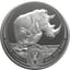 1 Unze Silber Big Five III Nashorn 2025 (Auflage: 20.000 | Coincard)