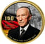 1 Unze Silber 150 Jahre Konrad Adenauer 2025 (Auflage: 100 | teilvergoldet)
