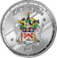 1 Unze Silber EC8 St. Kitts & Nevis Coat of Arms 2024 (Auflage: 500)