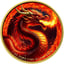 1 Unze Silber Feuerdrache 2025 (Auflage: 100 | teilvergoldet)