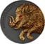 2 Unze Silber Germania Beasts Gullinbursti 2025 (Auflage: 999 | High Relief | teilvergoldet)