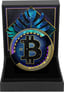 1 Unze Silber Bitcoin 2025 (Auflage: 100 |  Iced Out | teilvergoldet)