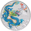 1 Unze Silber Lunar III Türkiser Drache 2024 (Auflage: 5.000 | coloriert)