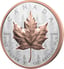 1 Unze Silber Maple Leaf 2025 (Auflage: 8.500 | High Relief | teilvergoldet | Reverse Proof)