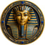 1 Unze Silber Altes Ägypten Tutanchamun 2025 (Auflage: 100 | Saphire | teilvergoldet)
