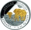1 Unze Silber Somalia Elefant 2026 (Auflage: 3.000 | teilvergoldet)