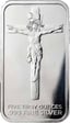 5 Unze Silberbarren Jesus Christus